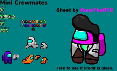 Mini Crewmate Learning Mini Crewmate by RonaTheRTD on DeviantArt