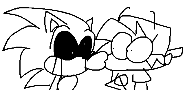 Sonic.exe picks his nose by RonaTheRTD on DeviantArt