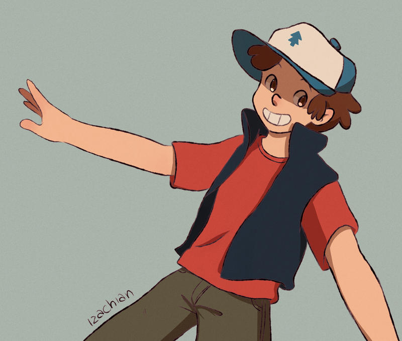 Dipper Rocking Gi Dipper! by Izachian on DeviantArt