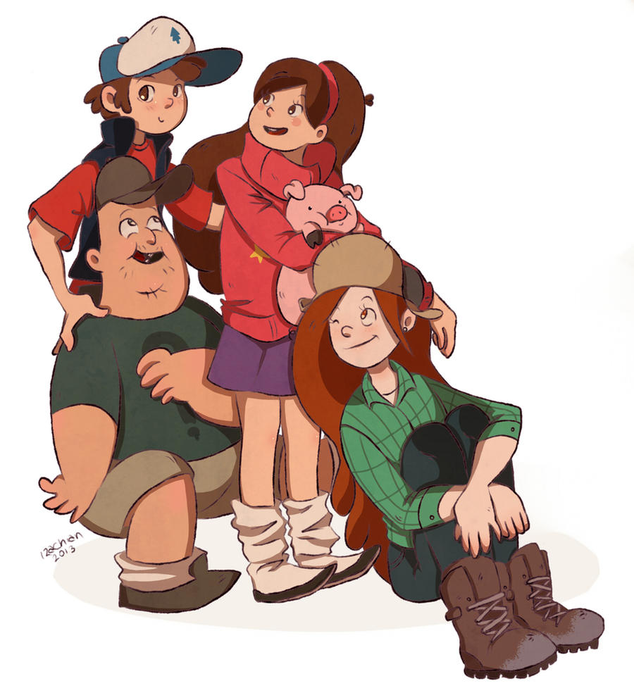 Mabel, Dipper, Wendy and Soos