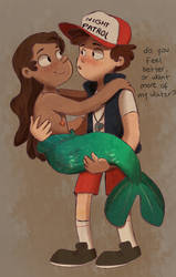 Dipper and Mermando