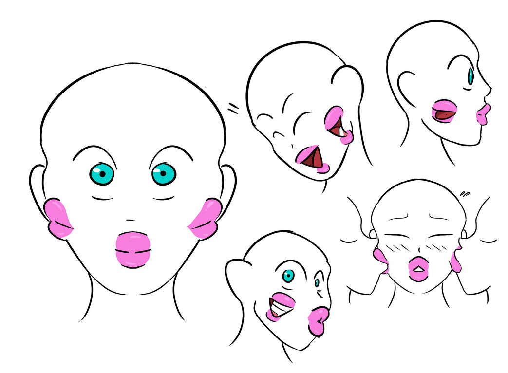 Lipstober 08: Cheeks by DeepKero on DeviantArt