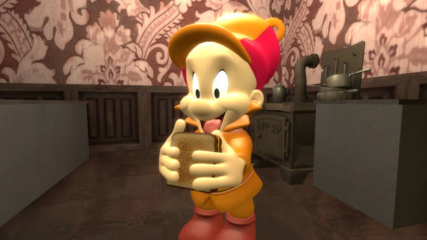 Elmer Fudd and his gwiwwed cheese