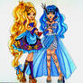 ever after high adel rapunzel and lou snow queen