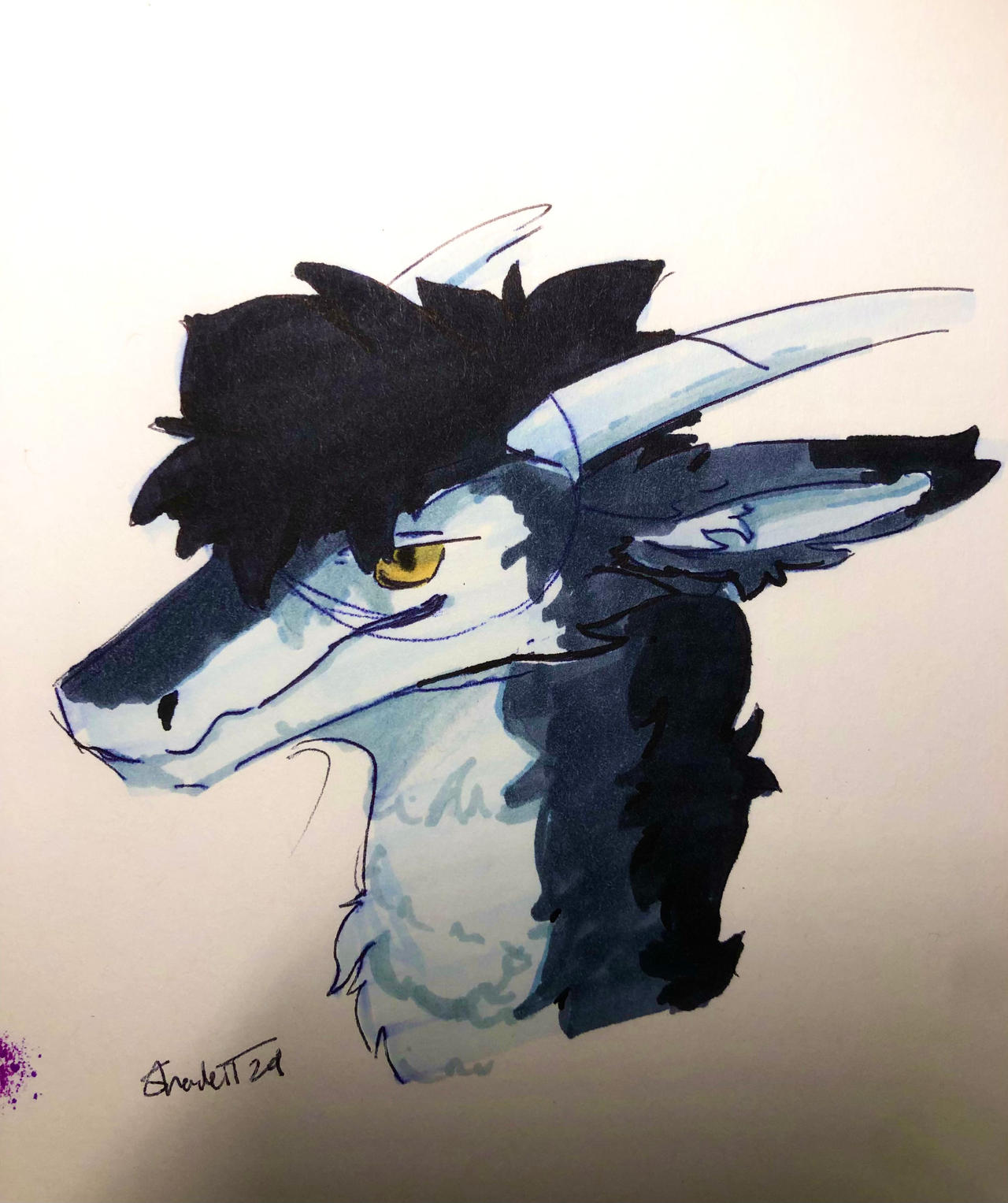 forbidden tech, alc by gmkarlsvard on deviantart... Alc marker portrait 2 by ShadeiiDerg on DeviantArt