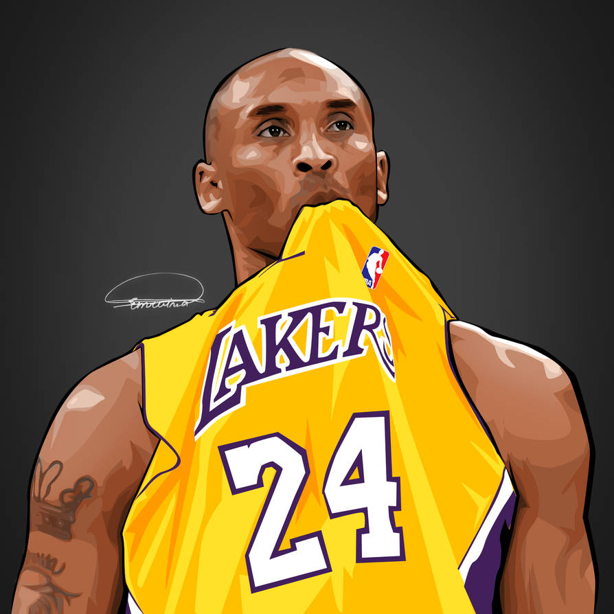 Kobe Bryant Vector R Kobe Bryant Tribute Vector Art by YnnaChan on DeviantArt