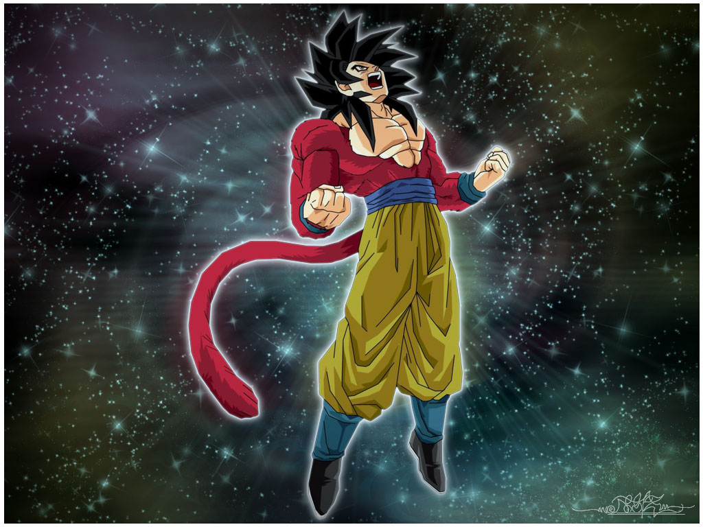 Goku super saiyan 4 by zignoth on DeviantArt