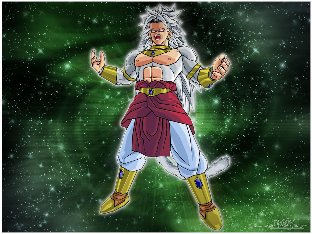 SSJ5 Broly SSJ4 Edition by PUTLEADINURHEAD on DeviantArt