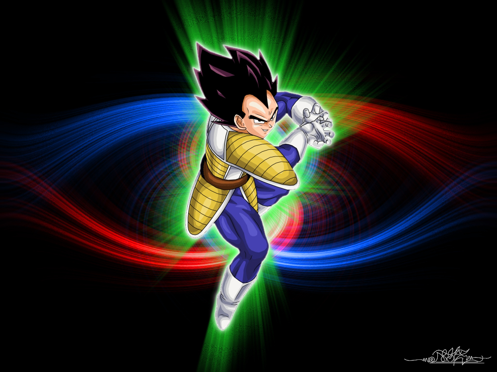 OC] Vegeta Galick Gun Fanart. : r/dbz