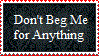 Anti-Begging Stamp by 13foxywolf666