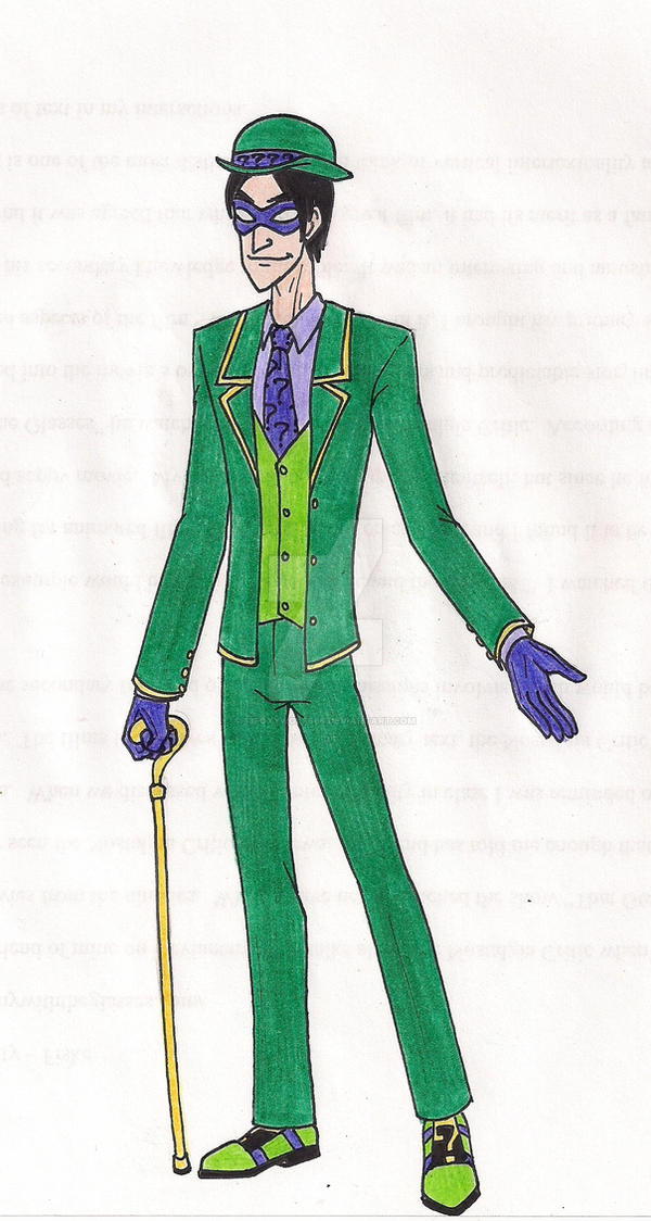 Resigned Riddler Riddler Redressed by 13foxywolf666 on DeviantArt