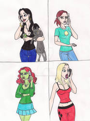 Mean Gotham Girls by 13foxywolf666