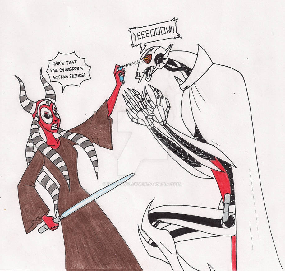 Grievous's Weakness by 13foxywolf666 on DeviantArt
