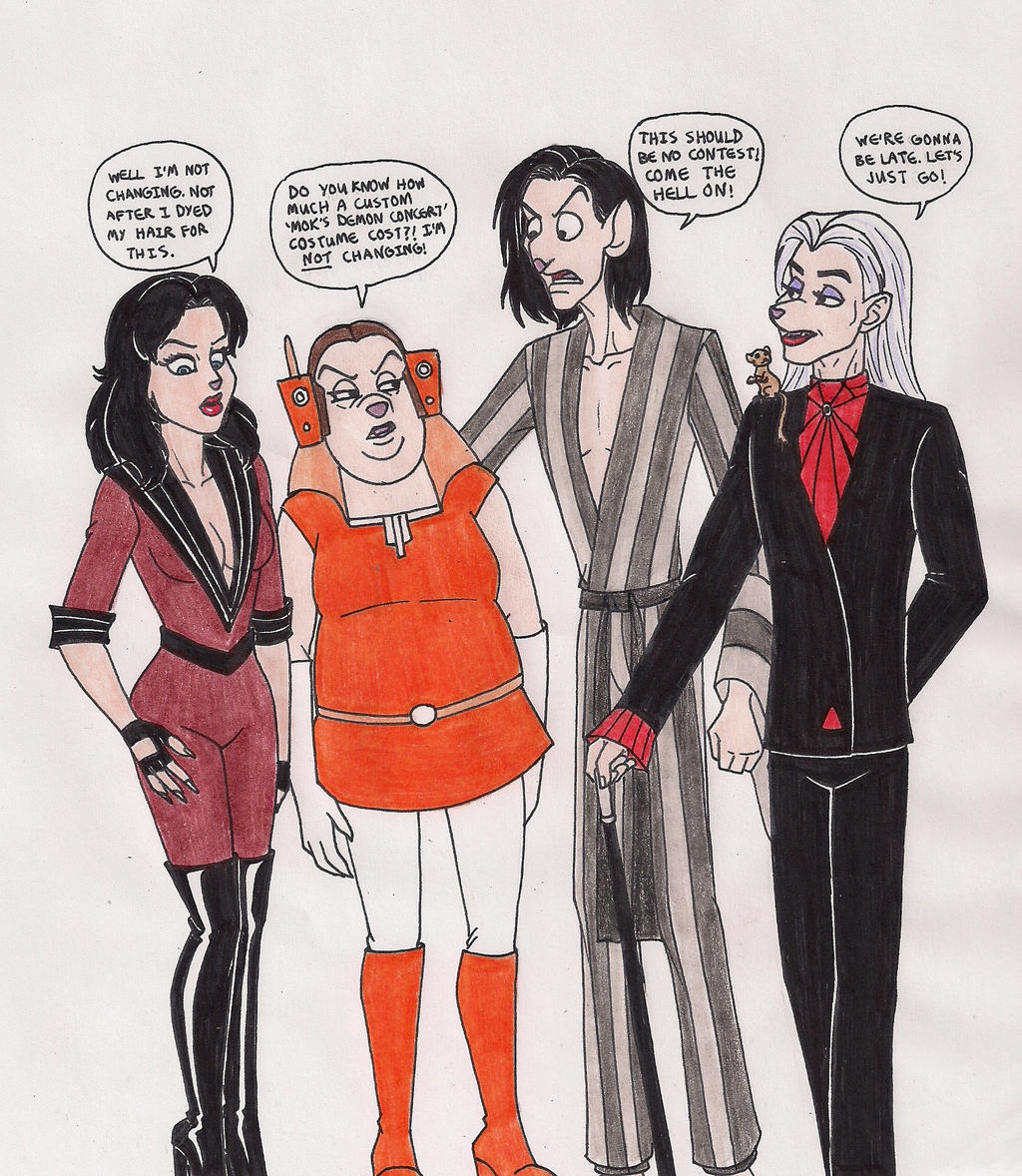 The Drats Go to a Costume Party by 13foxywolf666 on DeviantArt