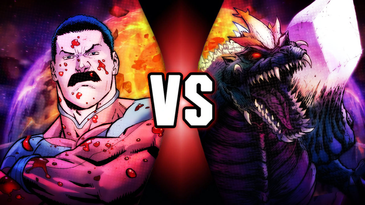 Thragg vs Spacegodzilla by westpion on DeviantArt