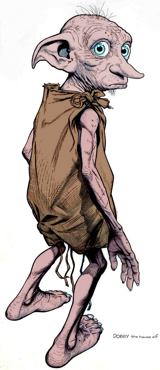 Dobby Color Dobby Colouring by DyttoGFX on DeviantArt