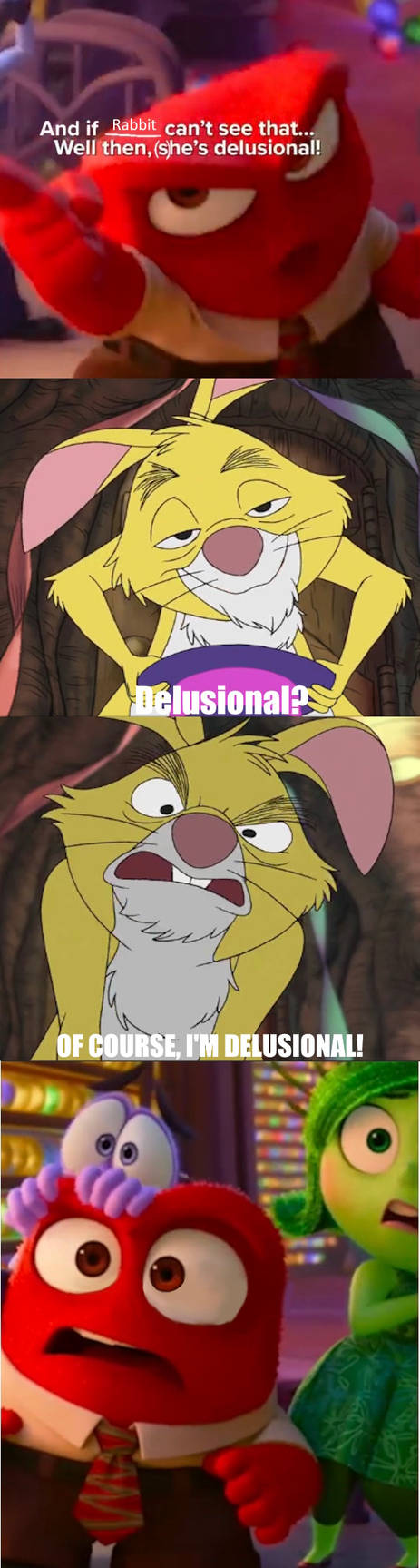 An Indignant Rabbit Anger Calls Rabbit Delusional by RuanDeJagerProductio on DeviantArt