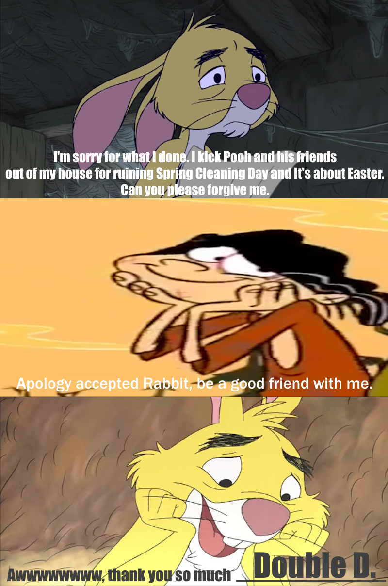 Double Bad Rabbit Double D Accept Rabbit's Apology by RuanDeJagerProductio on DeviantArt