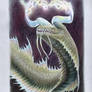 Electric dragon portrait