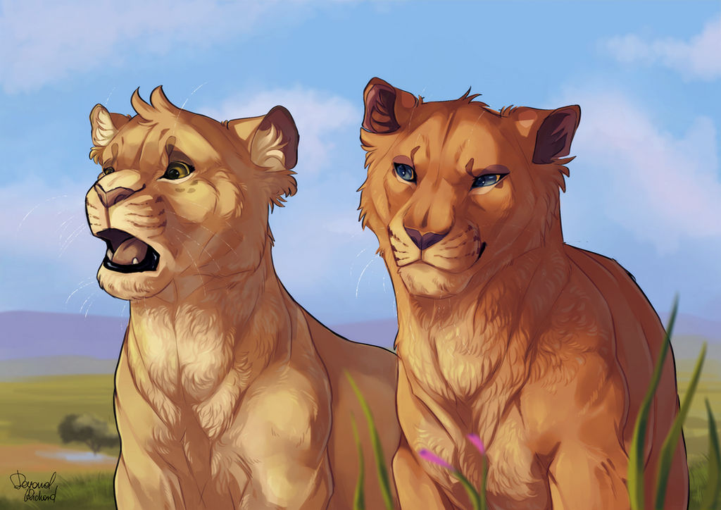 Screen Redraw Zuri and Tifu + timelapse by Deyanel on DeviantArt