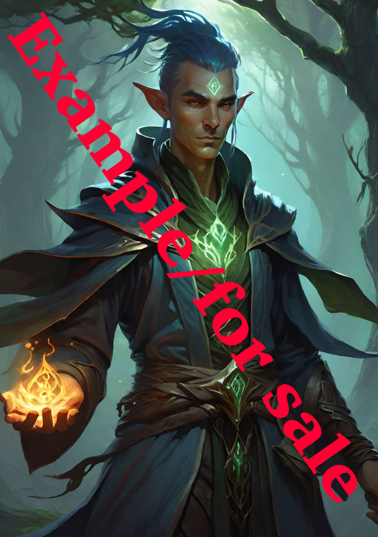 Elven mage by ghostwolf05 on DeviantArt