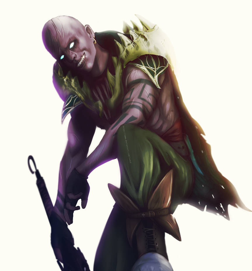 Pyke Art by 1V4N4 on DeviantArt