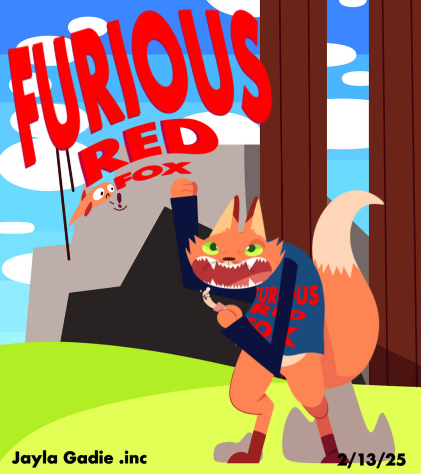 Furious Red Furious red fox by Jaylagadiestory on DeviantArt