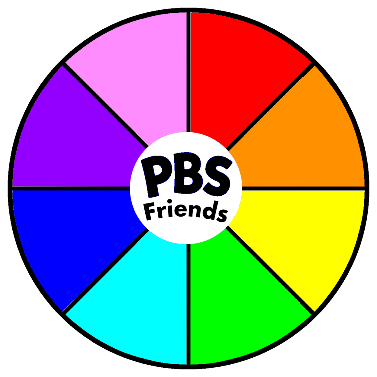 First Friends Colours PBS friends all colors by Jaylagadiestory on DeviantArt