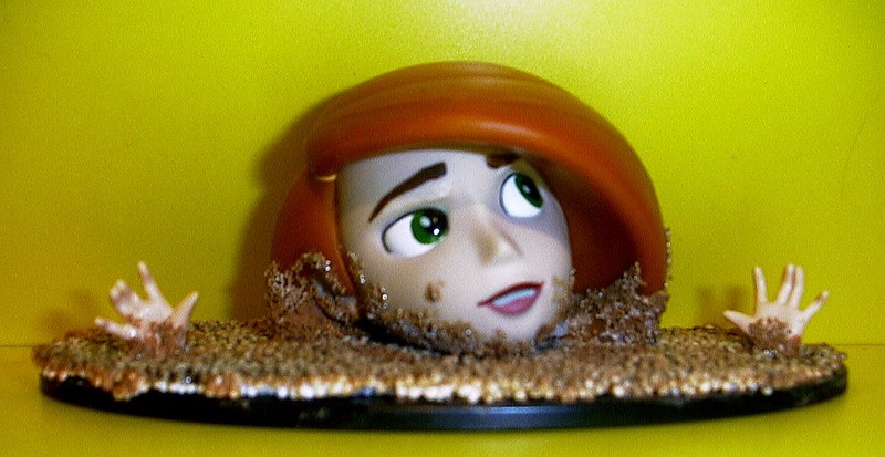 Kim Possible in quicksand