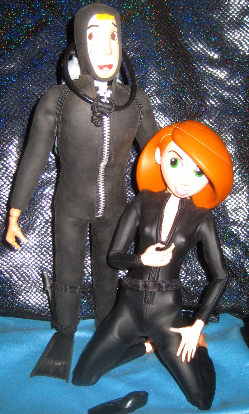 Kim Possible and Ron Wetsuits