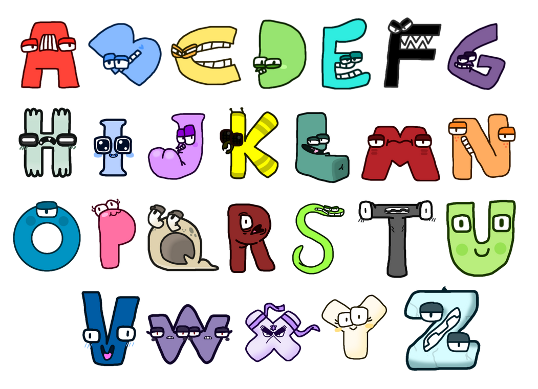 Alphabet Lore Characters in My Style/Designs by on