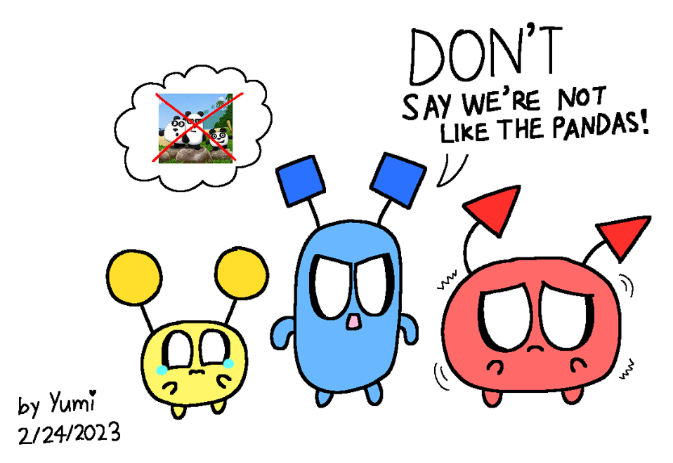 The GeGero Trio That They LOOK like the Pandas by LilyMoonstonetheCat ...