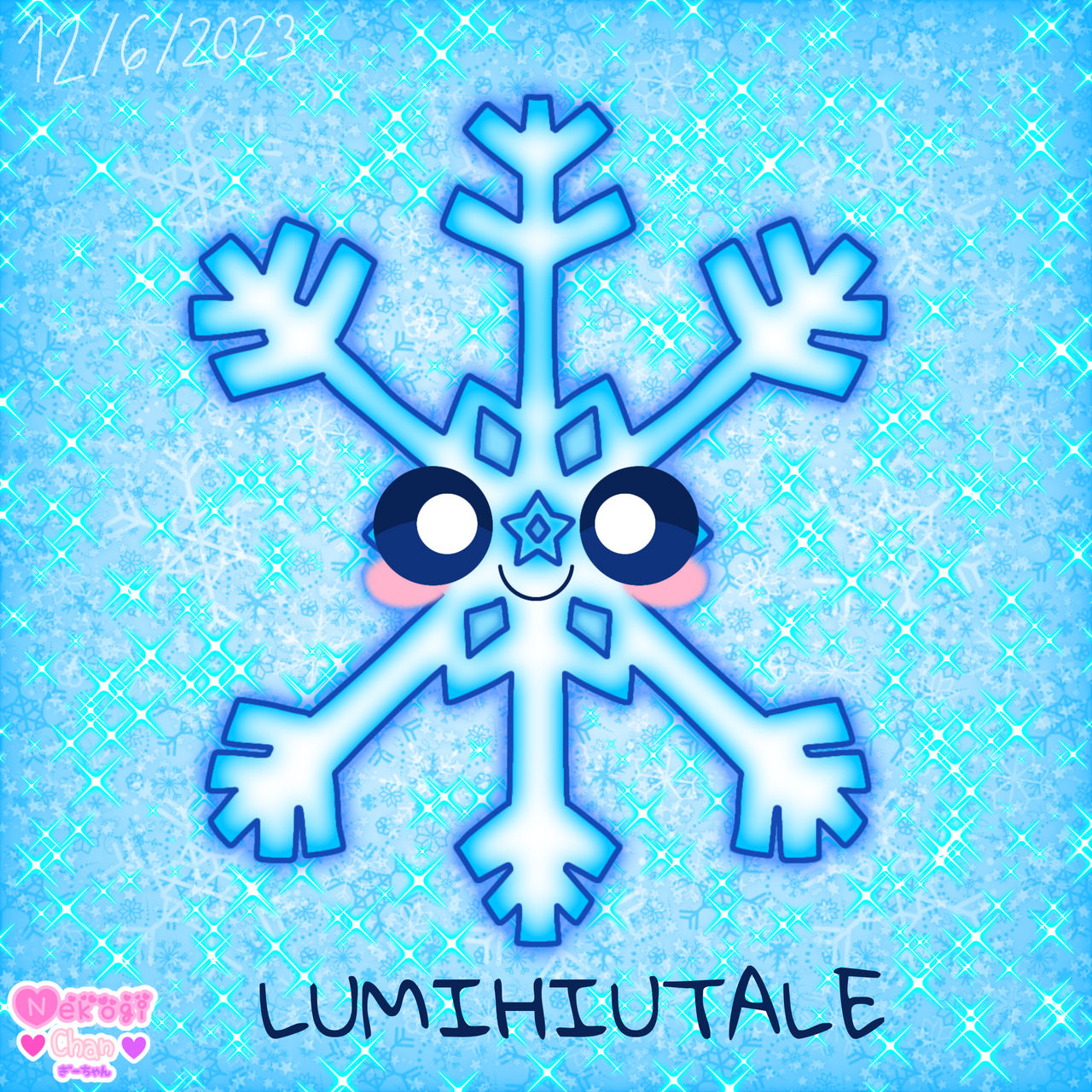 Snowflake - With Face by LilytheKawaiiUnicat on DeviantArt