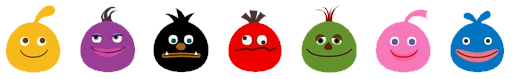 LocoRoco Gang - PNG by PinkNarwhal2008 on DeviantArt
