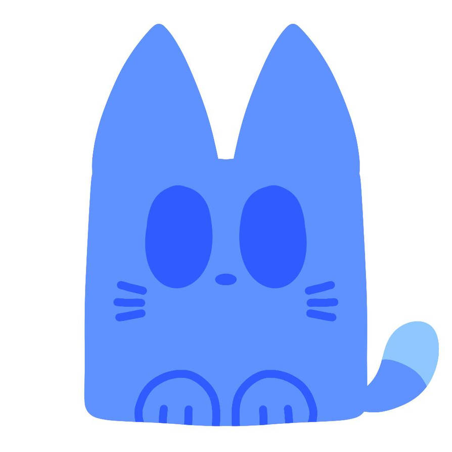 Blue Square Cat by LilytheKawaiiUnicat on DeviantArt