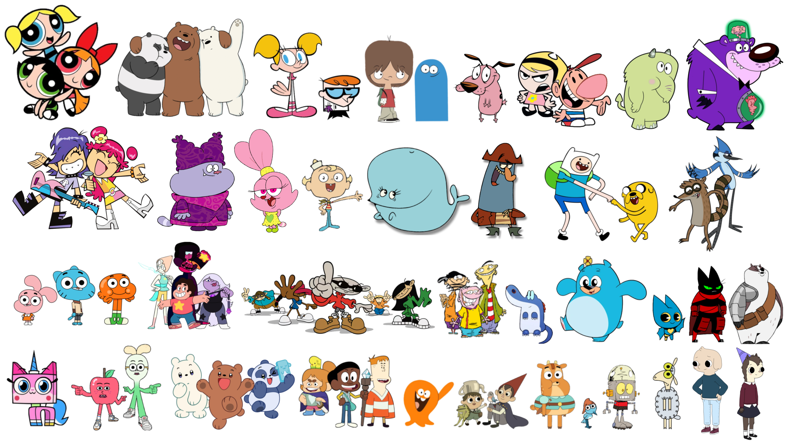 Characters Chartoons Cartoon Network Characters - PNG by LilytheKawaiiUnicat on DeviantArt