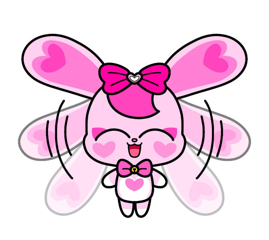 Pink Bunny Fairy Mascot (Flying with its Ears) by LilytheKawaiiUnicat ...