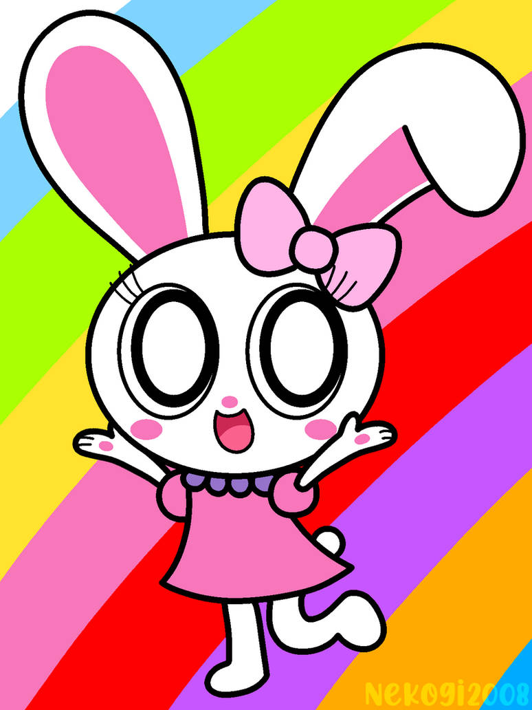 Rosey Ann Rabbit Rosie Rabbit (Pink Ribbon variant) by PinkNarwhal2008 on DeviantArt