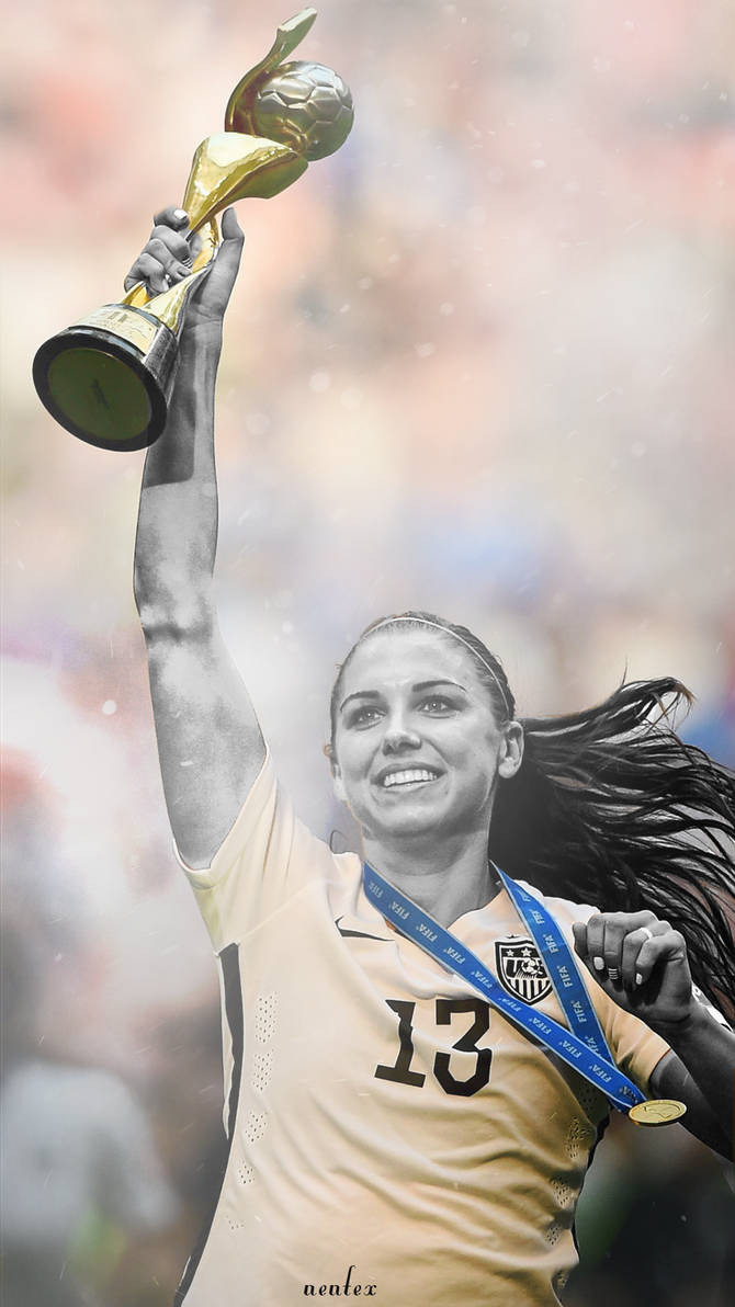 Mobile Wallpaper | Alex Morgan by enihal on DeviantArt