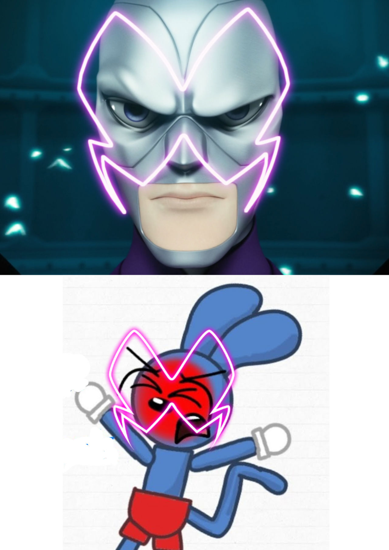 Fan Made Riggy Riggy the Runkey akumatized by Hawkmoth by LeaMarinoToons on DeviantArt