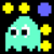 Pacman Ghost by lemonlimefizz