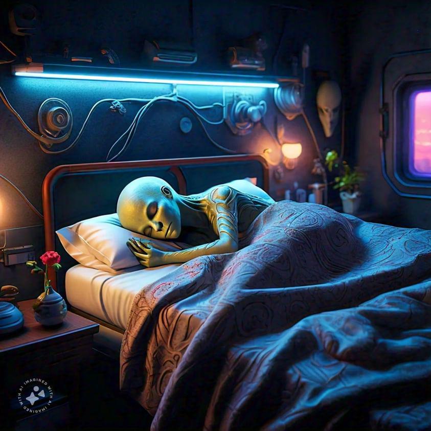 Alien Aliens sleeping in Another Universe AI by IronCobraCommander99 on ...