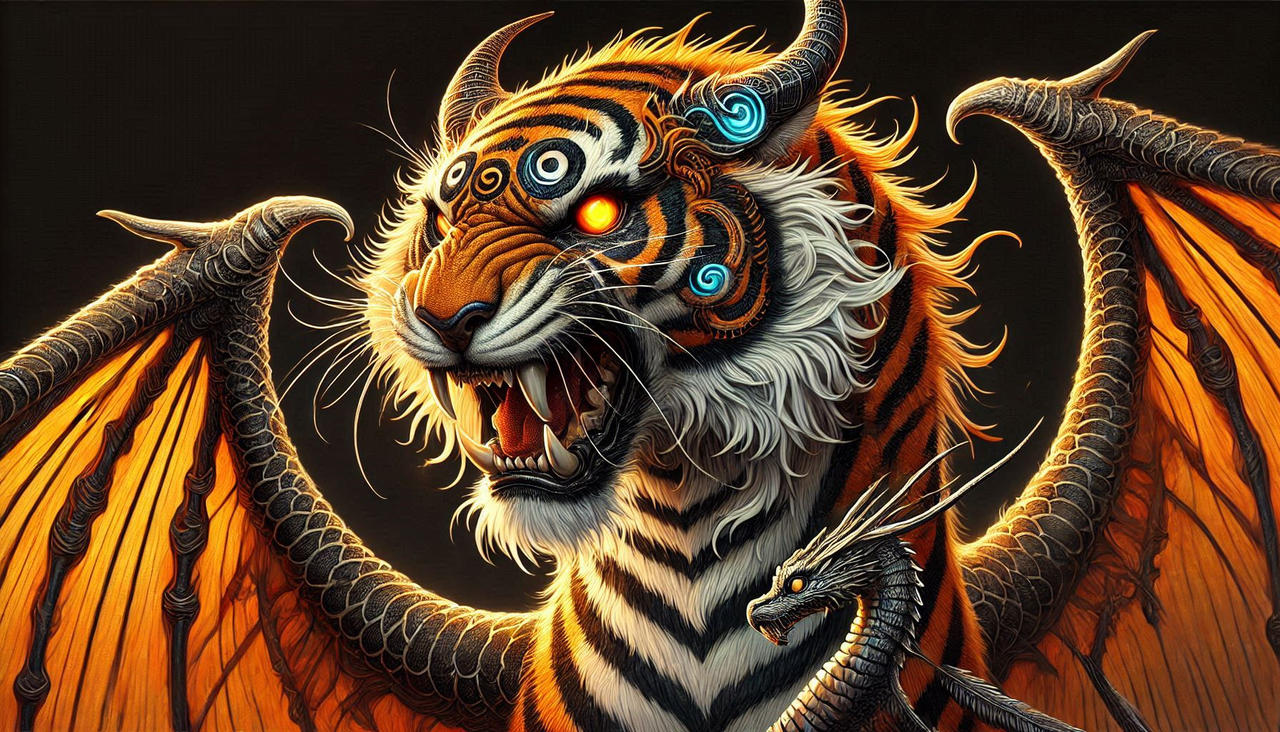 TIGER-DRAGON by serkan-86 on DeviantArt