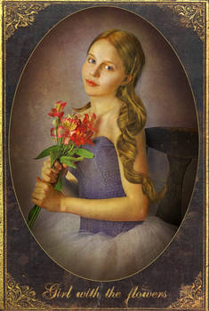 Girl with the flowers