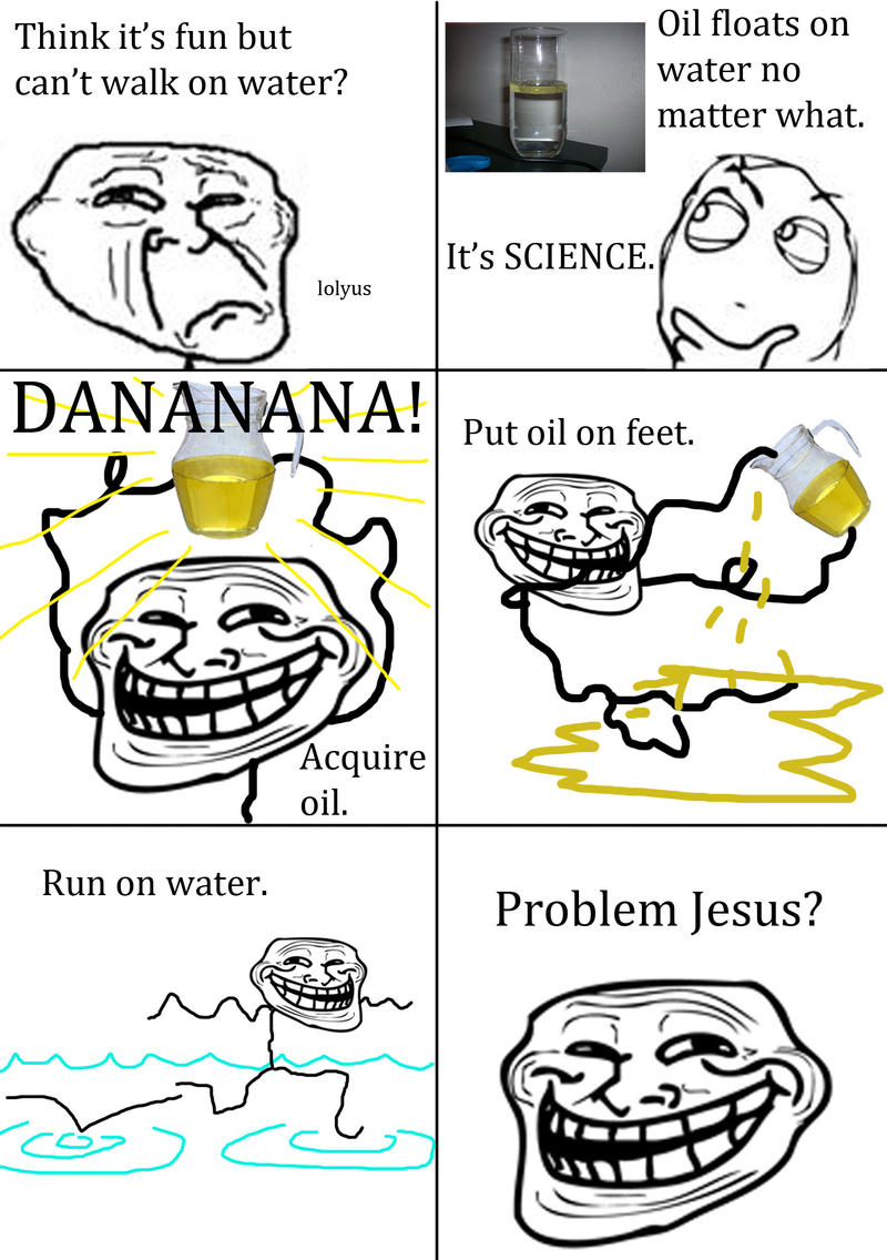 Trollscience on water