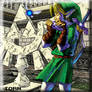 Link playing the Ocarina