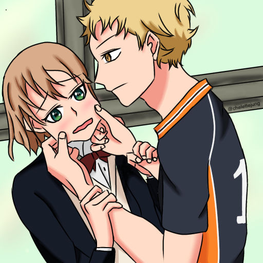 Tsukishima Kei x OC by kanazakiHaria on DeviantArt
