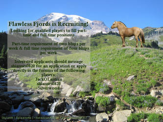 Flawless Fjords Recruiting Banner