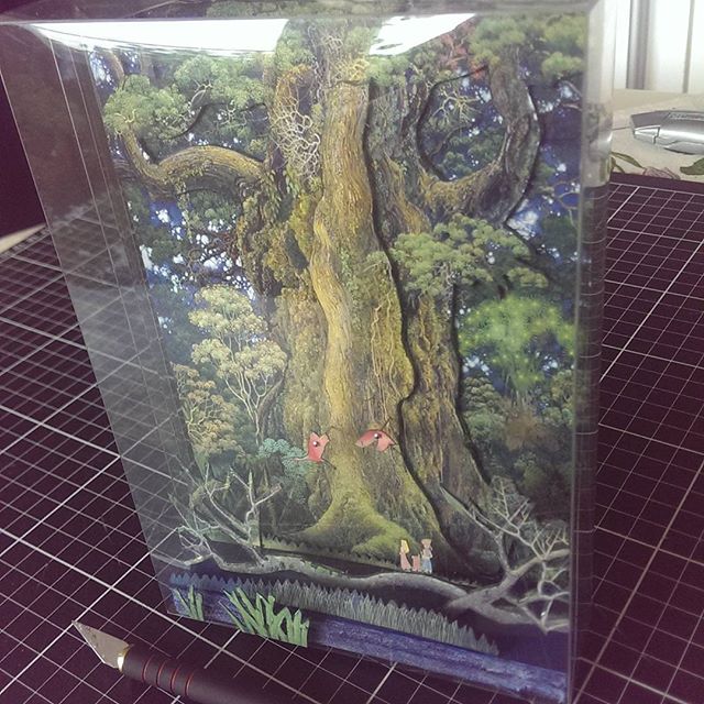 Secret of Mana - SNES - Papercraft Diorama