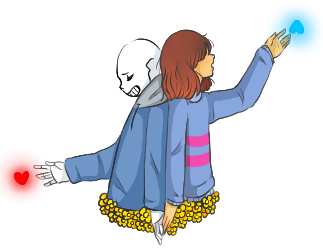 Sans and Frisk